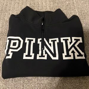 Pink half zip hoodie